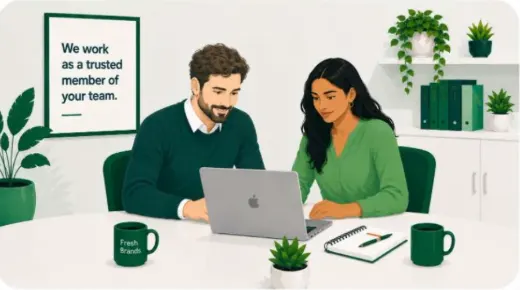 We work as a trusted member of your team